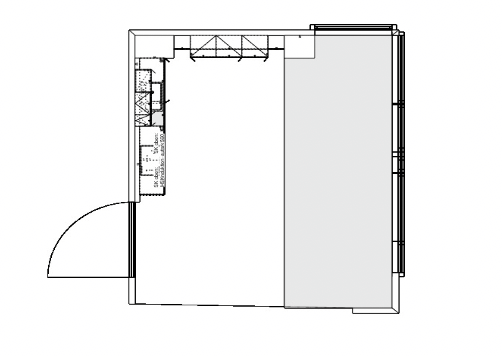 Häcker Küchenzeile Hochschrank Nussbaum – Bild 2