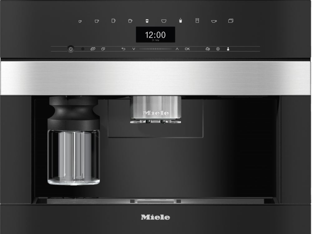 Miele Einbau-Kaffeevollautomat Edelstahl-Front CleanSteel – Vorführgerät (Ausstellungsstück)