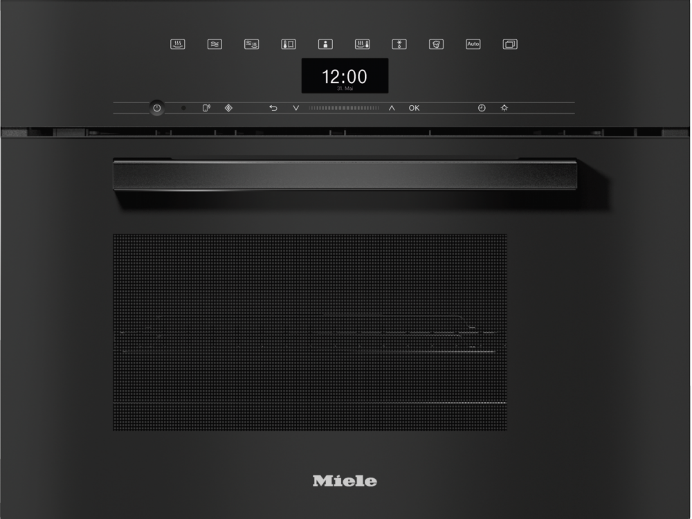 Miele Dampfgarer mit Mikrowelle DGM 7440 Obsidianschwarz