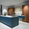 Häcker Design Inselküche Nussbaum elegant